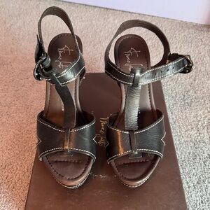 Black and Brown Franco Sarto High Heels